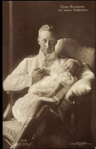Kronprinz Friedrich Wilhelm mit Tochter, Liersch 7518