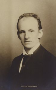 Gerhard Hauptmann (1862-1946), deutscher Dramatiker und Romanautor von German Photographer