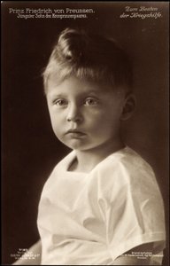 Prinz Friedrich von Preußen, Porträt, Liersch 7181 von German Photographer