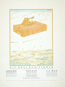 Werbung für Rex & Co., aus Styl, veröffentlicht 1922