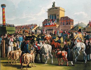 Landwirtschaftsausstellung in Cannstadt, Württemberg, ca. 1820