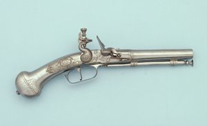 Eine ganzstahlige Steinschlosspistole, Jan Cloeter a Grevenbroich, ca. 1660
