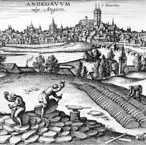 Andegavum vulgo Angiers, 1598 von German School
