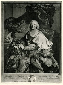 Andreas Herkules Kardinal von Fleury von German School