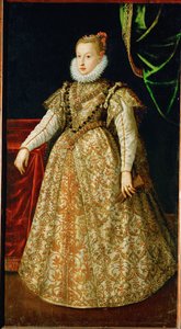 Anna Katharina Gonzaga, zweite Frau von Erzherzog Ferdinand II. von Tirol, in ihrem Hochzeitskleid