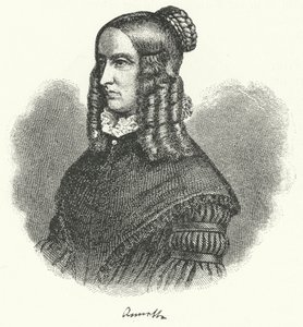 Annette von Droste-Hülshoff, deutsche Schriftstellerin und Komponistin (Stich) von German School