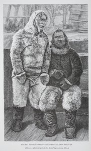 Arktische Hochländer - Eingeborene der Saunders-Insel von German School