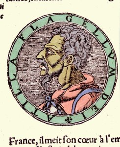 Attila - in „Cosmographia“ von Sebastiano Munster von German School