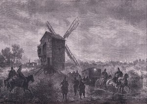 Vor Orleans, Cassells Geschichte des Krieges zwischen Frankreich und Deutschland, veröffentlicht von Cassell and Company Limited, ca. 1890 (Lithografie) von German School
