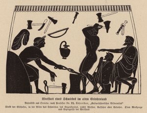 Schmiede in der Antike Griechenlands von German School