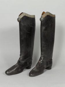 Stiefel, 3. von Zieten-Husaren, getragen von HRH Der Herzog von Connaught, vor 1914