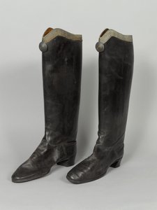 Stiefel, 3. von Zieten-Husaren, getragen von HRH Der Herzog von Connaught, vor 1914