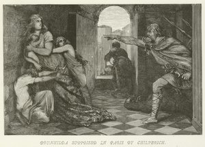 Brunhilda wird in Paris von Chilperich überrascht von German School