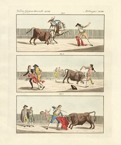 Stierkämpfe der Spanier von German School