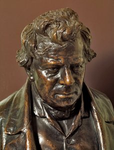 Büste aus Bronze des deutschen Physikers Georg Simon Ohm von German School