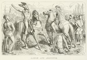 Caesar und Ariovistus von German School