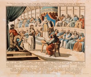 Christus vor Pilatus, veröffentlicht von Riedel, Nürnberg, 1830 von German School