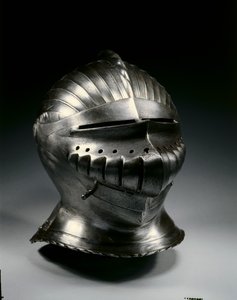 Geschlossener Helm im Maximilian-Stil, ca. 1510-30 von German School
