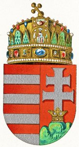 Wappen von Ungarn, ca. 1898 von German School