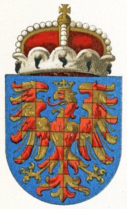 Wappen von Mähren, ca. 1898 von German School