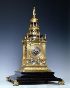 Konsolenuhr aus dem späten 16. Jahrhundert, hergestellt in Augsburg