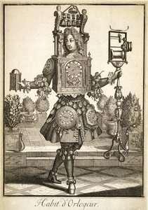 Kostüm für einen Uhrmacher, veröffentlicht von Gerard Valck (16512-1726) ca. 1690 von German School