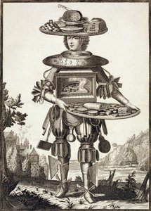 Kostüm für einen Konditor, veröffentlicht von Gerard Valck (16512-1726) ca. 1690