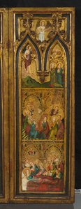 Kreuzigungstriptychon (ehemals bekannt als Estouteville-Triptychon) (rechter Flügel), ca. 1374 von German School