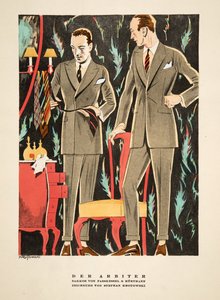 Der Arbiter, Outfits von Fasskessel & Muntmann, aus Styl, veröffentlicht 1922