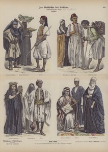 Ägyptische Kostüme von German School