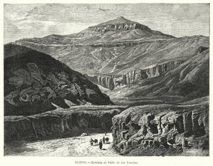 Eingang zum Tal der Könige, Ägypten von German School
