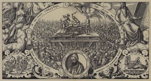 Hinrichtung von Lippold ben Chluchim, Meister der Münze von Brandenburg, Berlin, 28. Januar 1573