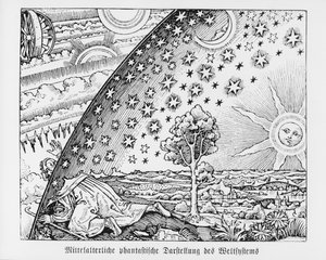 Fantastische Darstellung des Sonnensystems