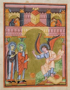 Fol. 33v aus dem Evangeliar der Reichenau-Schule, Codex F. II. 1 von German School