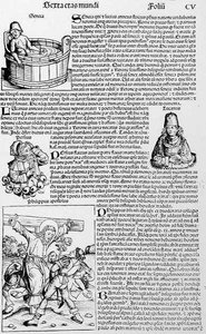 Folio CV, aus Liber Chronicarum von Hartmann Schedel (1440-1514), 1493 von German School