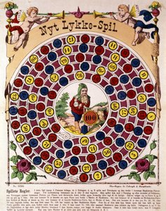 Spiel der deutschen Gans. 19. Jahrhundert.