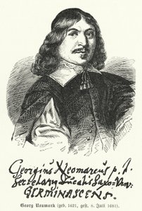 Georg Neumark, deutscher Dichter und Komponist von Hymnen (Stich)