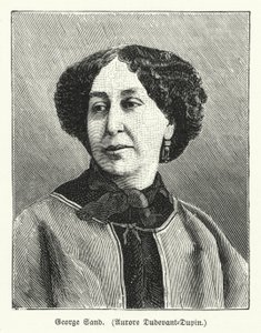George Sand, französische Romanautorin von German School