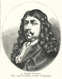 Gerard ter Borch, Maler des niederländischen Goldenen Zeitalters (Stich) von German School