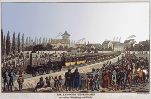 Deutsche Eisenbahnen (Gravur)