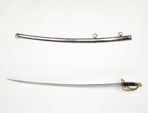 Deutscher Kavalleriesäbel und Scheide, Orange Free State Artillerie, Südafrika