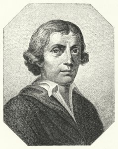 Giuseppe Parini, italienischer Satiriker und Dichter (Stich) von German School
