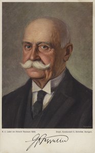 Graf Ferdinand von Zeppelin, deutscher Luftschiffkonstrukteur von German School