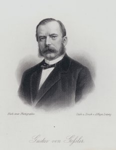 Gustav von Gossler, deutscher Jurist und Verwalter (Gravur) von German School