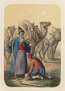 Harun al Rashid und Abdallah in einer Szene aus Tausendundeine Nacht von German School