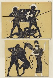 Hektor und Diomedes von German School