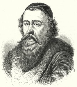 Johann Amos Comenius, mährischer Philosoph und Theologe (Stich) von German School
