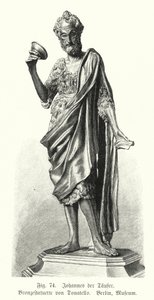 Johannes der Täufer (Bronzestatue) von German School