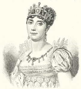 Josephine de Beauharnais, erste Frau von Napoleon I. (Stich) von German School