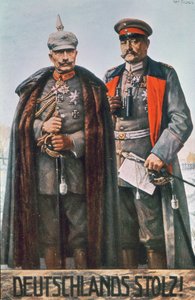 Kaiser Wilhelm II. und Feldmarschall Hindenburg